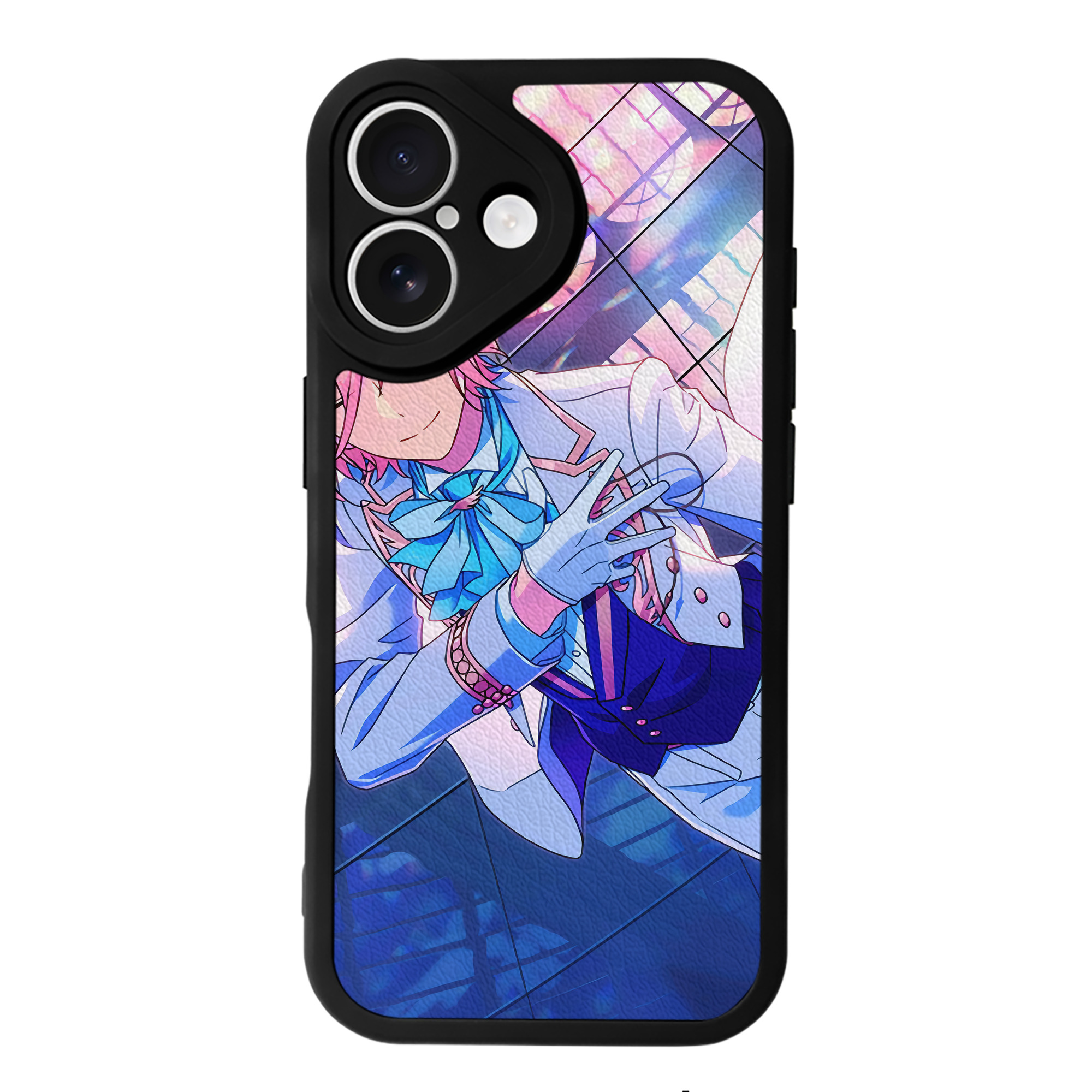 （画像用） あんさんぶるスターズ! Ensemble Stars 【iPhone 16シリーズ対応】シリコンスマホケース（レザー調） 材質：シリコン